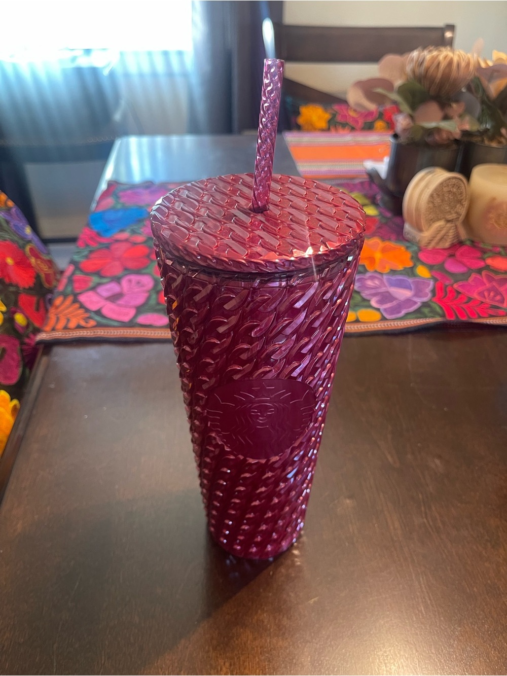 Starbucks Studded Tumbler in Deep Purple
